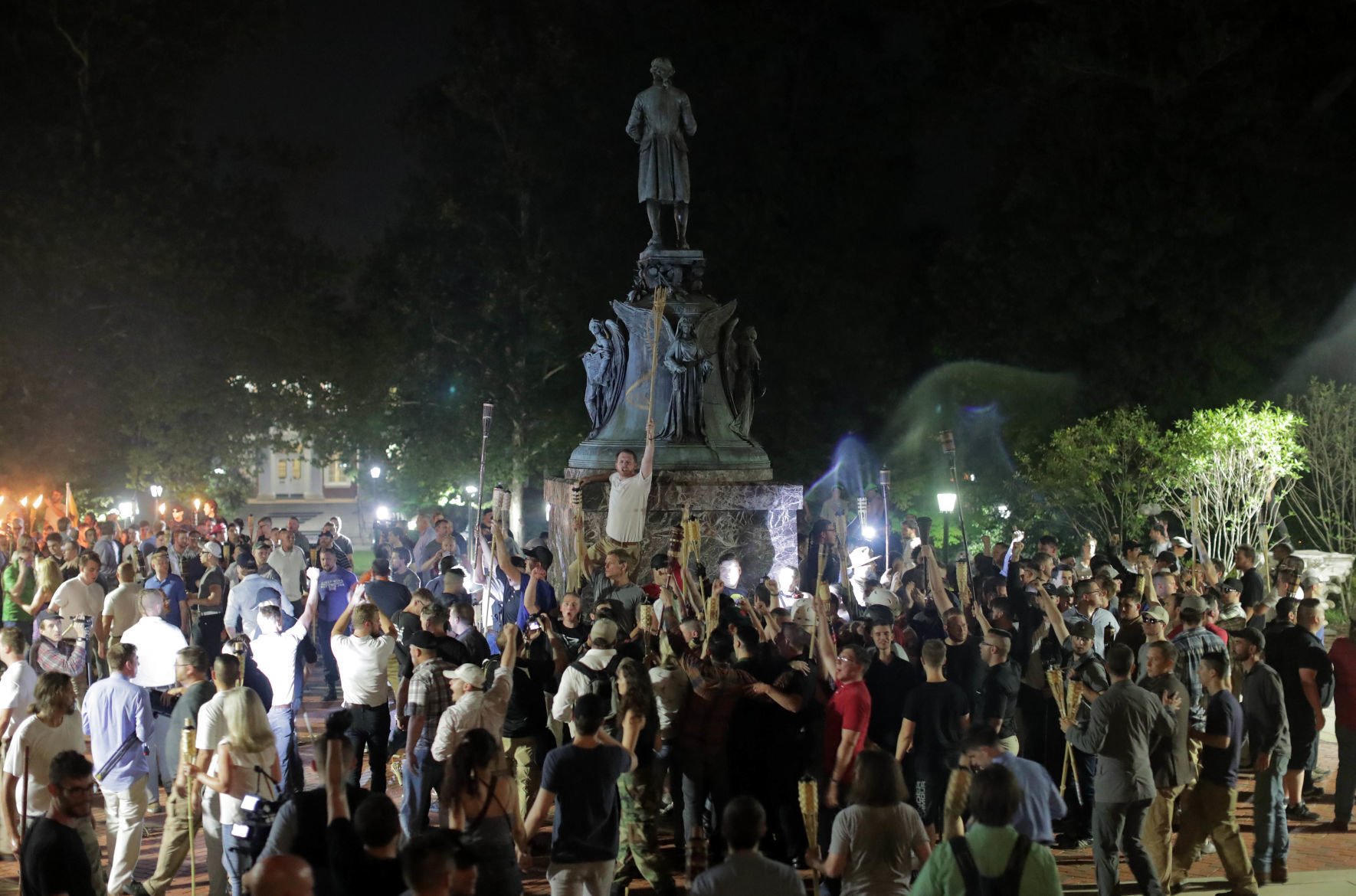 A look back: Charlottesville, Aug. 11, 2017
